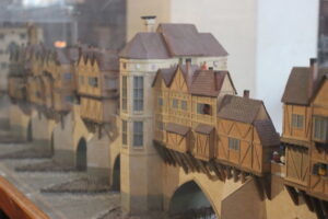 St Magnus Martyr interior with the model of London Bridge