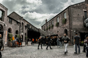 Inside of the Camden Market, London