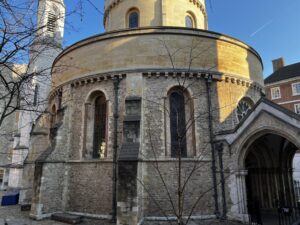 Temple Church in London, the medieval round church of the Knights Templar in the Inner Temple