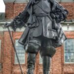 Statue of King William III at Kensington Palace, presented by Kaiser Wilhelm II to King Edward VII
