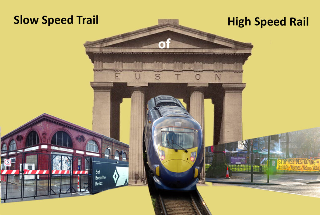 Slow-Speed Trail of High-Speed Rail