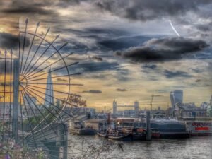 Rotherhithe cloudscape