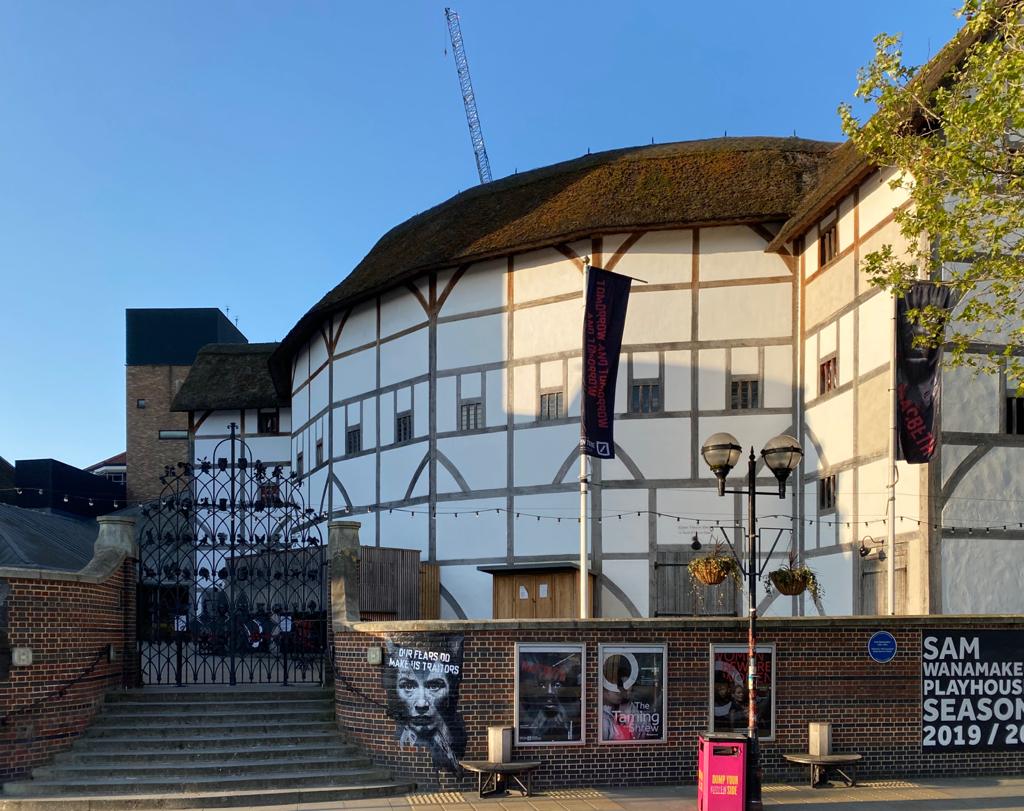 Entrance view of the Shakespeare’s Globe