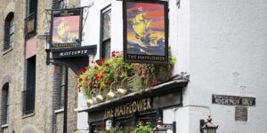 The May Flower pub in Rotherhithe