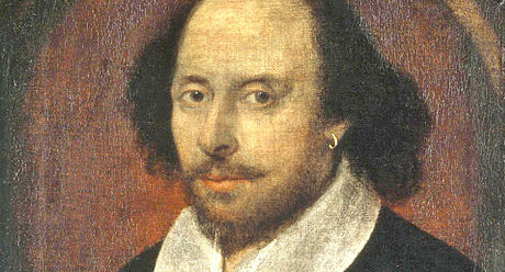 Oil painting of William Shakespeare's portrait