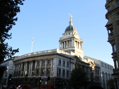 The Old Bailey, London.