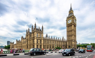 The Palace of Westminster.