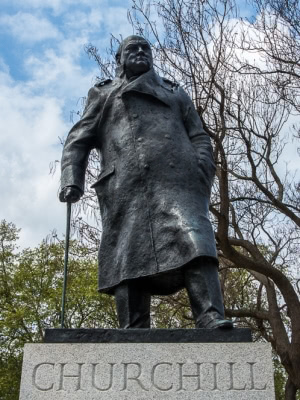 Winston Churchill statue