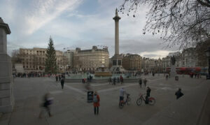 London Trafalgar Square Christmas Tree