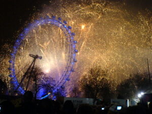 new years hot spots london