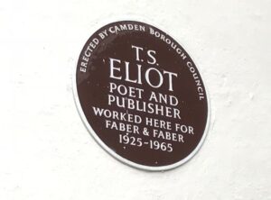 Ts Eliot Plaque 