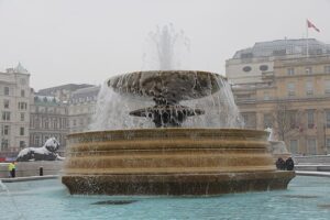 fountain at Trafalgar Square