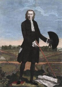 Lord George Gordon wearing black