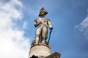 Lord Nelson statue at Trafalgar Square