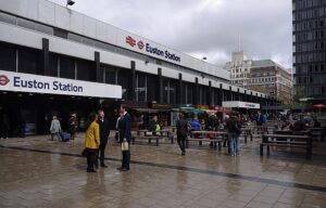 front of euston station