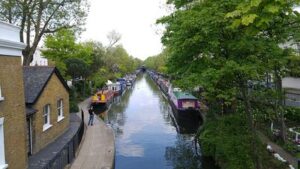 Regent's Canal with boats