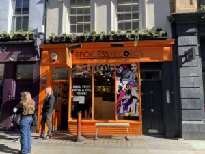 A picture of the shop front of Reckless Records