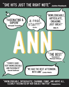 Ann, London Walks guide for the Epicureans, Gourmets and Foodies London walk