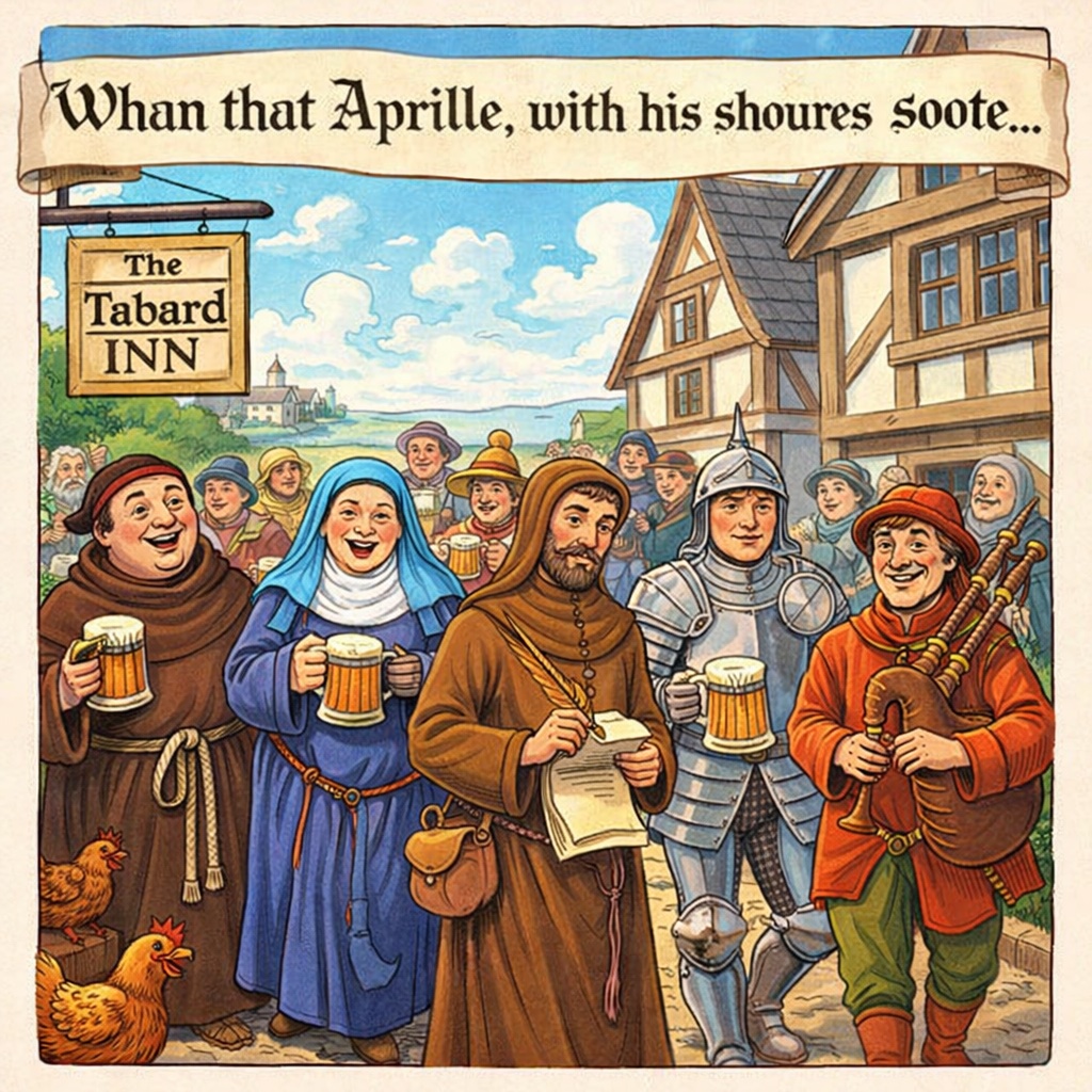 Whan that Aprill, with his shoures soote episode artwork