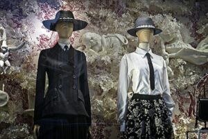 Mannequin as seen in shop at Bond Street