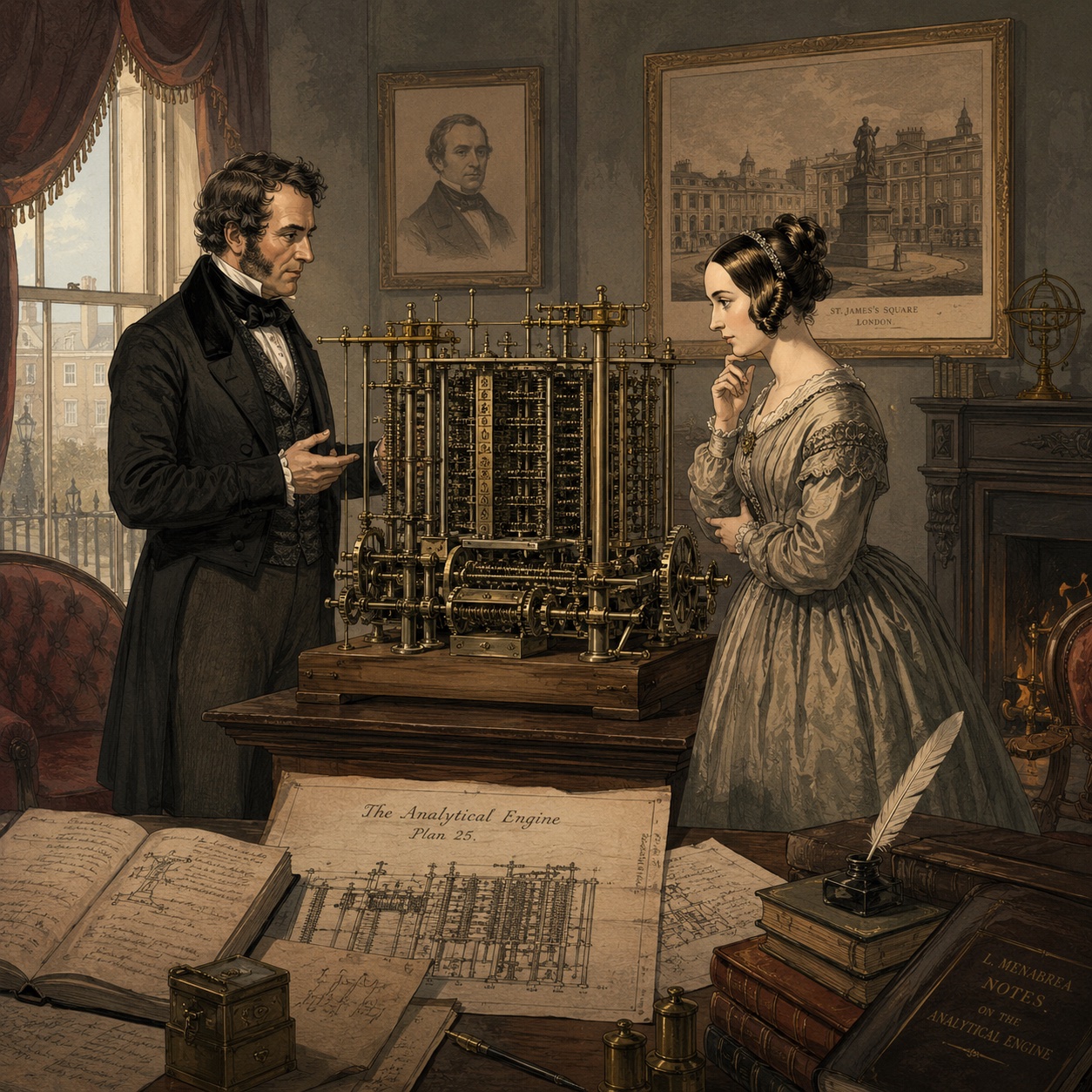 The Woman Who Invented the Future in St James’s Square episode artwork