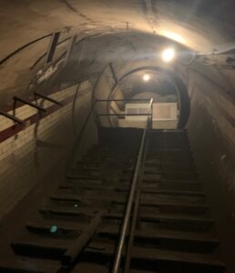 abandoned tube station at Down Street