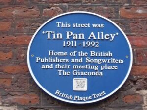 Tin Pan Alley at Denmark Street London