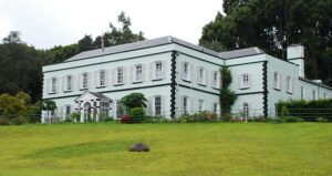 Plantation House, the official residence of the Governor of St Helena, where Lisa Honan CBE lived while serving as Governor.