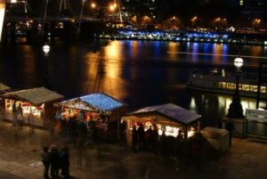 Southbank Christmas Market in London