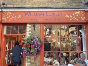 William Curley patosserie and chocolate shop in London, home of the award-winning British chocolatier.